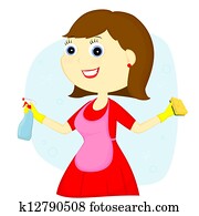 cleaning lady cleaning lady