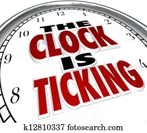 Clock is Ticking Words Deadline Approaching Clock is Ticking Words Deadline Approaching
