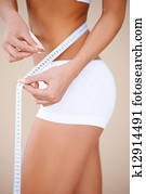 Close up of a neat woman's body part