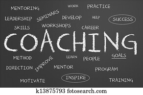 coaching, chalkboard