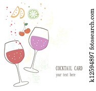Cocktail card Cocktail card