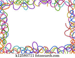 colorful bead border colorful bead border