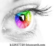 Colorful eye Colorful eye
