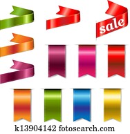Colorful Web Ribbons Big Set Colorful Web Ribbons Big Set