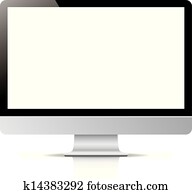 computer display screen isolated computer display screen isolated