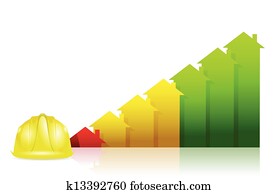 construção, negócio propriedade real, gráfico, mapa