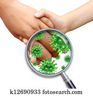 contagioso, infecção