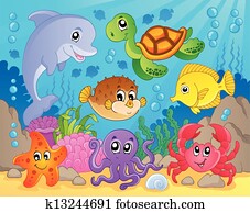 Coral reef theme image 5 Coral reef theme image 5