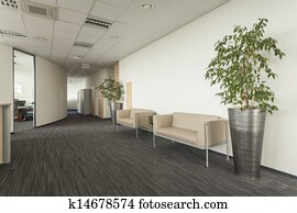 Corridor with couch