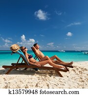 Couple on a beach
