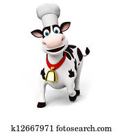 Cow character Cow character