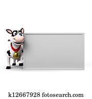 Cow character Cow character