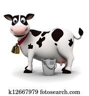 Cow character Cow character