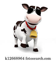 Cow character Cow character