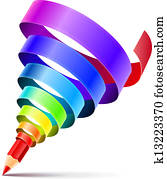 creative art pencil design concept creative art pencil design concept