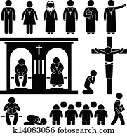 cristiano, religión, tradición, iglesia