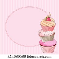 Cupcake place card Cupcake place card
