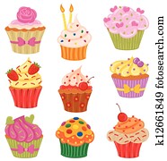 cupcakes, satz cupcakes, satz