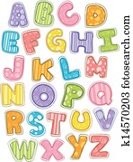 Cute Alphabet Capital Letters Cute Alphabet Capital Letters
