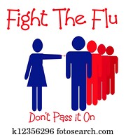 cīnīties, noteiktais artikuls, flu