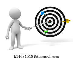 Darts and target Darts and target