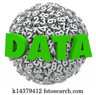 Data Word Number Sphere Research Results Information Evidence