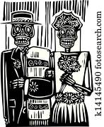 Day of the Dead Wedding Day of the Dead Wedding