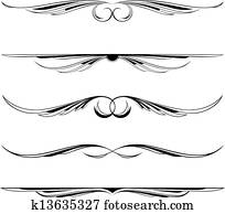 decorative elements, border and page rules