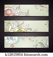 dekoračný, riadiť, zastava