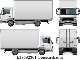 delivery / cargo truck delivery / cargo truck