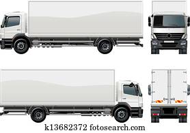 delivery / cargo truck delivery / cargo truck