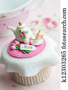 dia mãe, cupcake