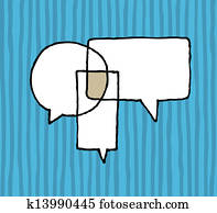 Dialog agreement / Negotiation Speech Balloons