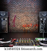 Dj R&B, Rap, Pop music background Dj R&B, Rap, Pop music background
