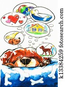 Dog dreams Dog dreams