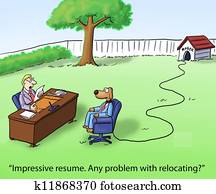 Dog may have problem with relocation interview Dog may have problem with relocation interview