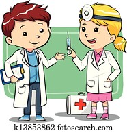 doktor, kinder doktor, kinder