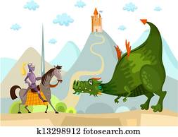 dragon and knight dragon and knight