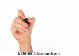 Drawing, Writing Hand Concept