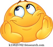 Dreamy emoticon Dreamy emoticon