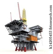 Drilling Offshore Platform Oil Rig Drilling Offshore Platform Oil Rig