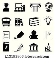 Education and school icons