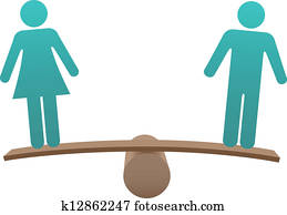 egyenlő, hím, női, szex, egyenlőség, egyensúly