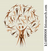 Embrace diversity tree set