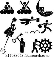 empresa / negocio, hombre de negocios, trabajo, concepto