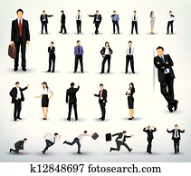 empresarios, ilustraciones