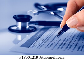 enchimento, médico, forma