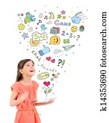 Entertainment with digital tablet