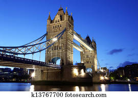 Evening Tower Bridge, London, UK