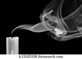 Extinguished candle Extinguished candle
